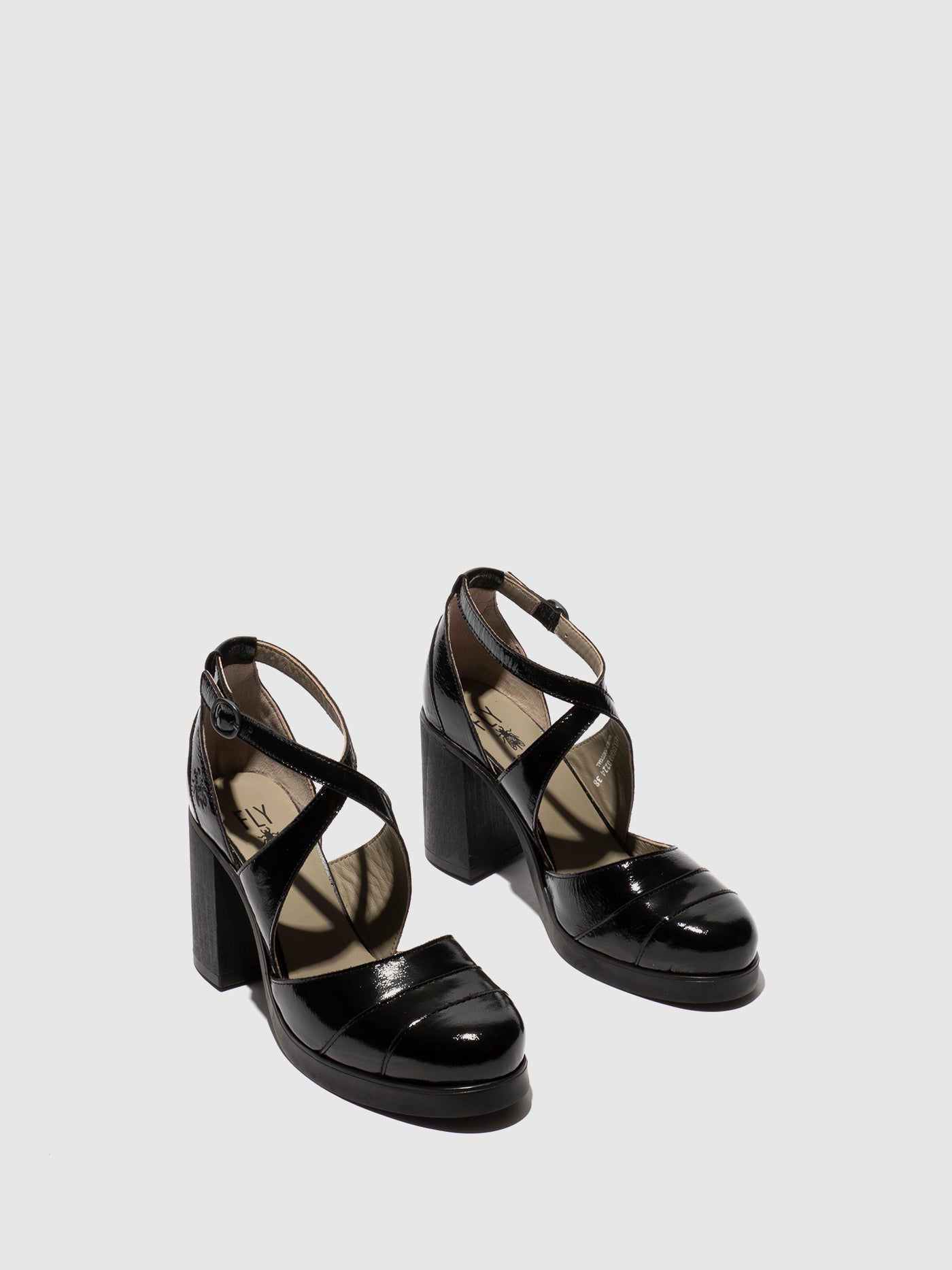 Buckle Sandals SERD333FLY BLACK