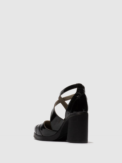 Buckle Sandals SERD333FLY BLACK