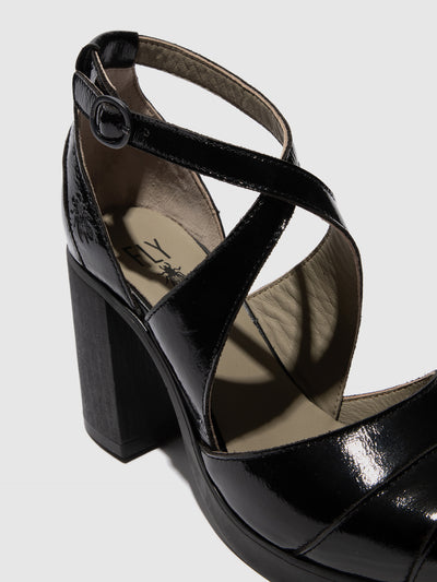 Buckle Sandals SERD333FLY BLACK