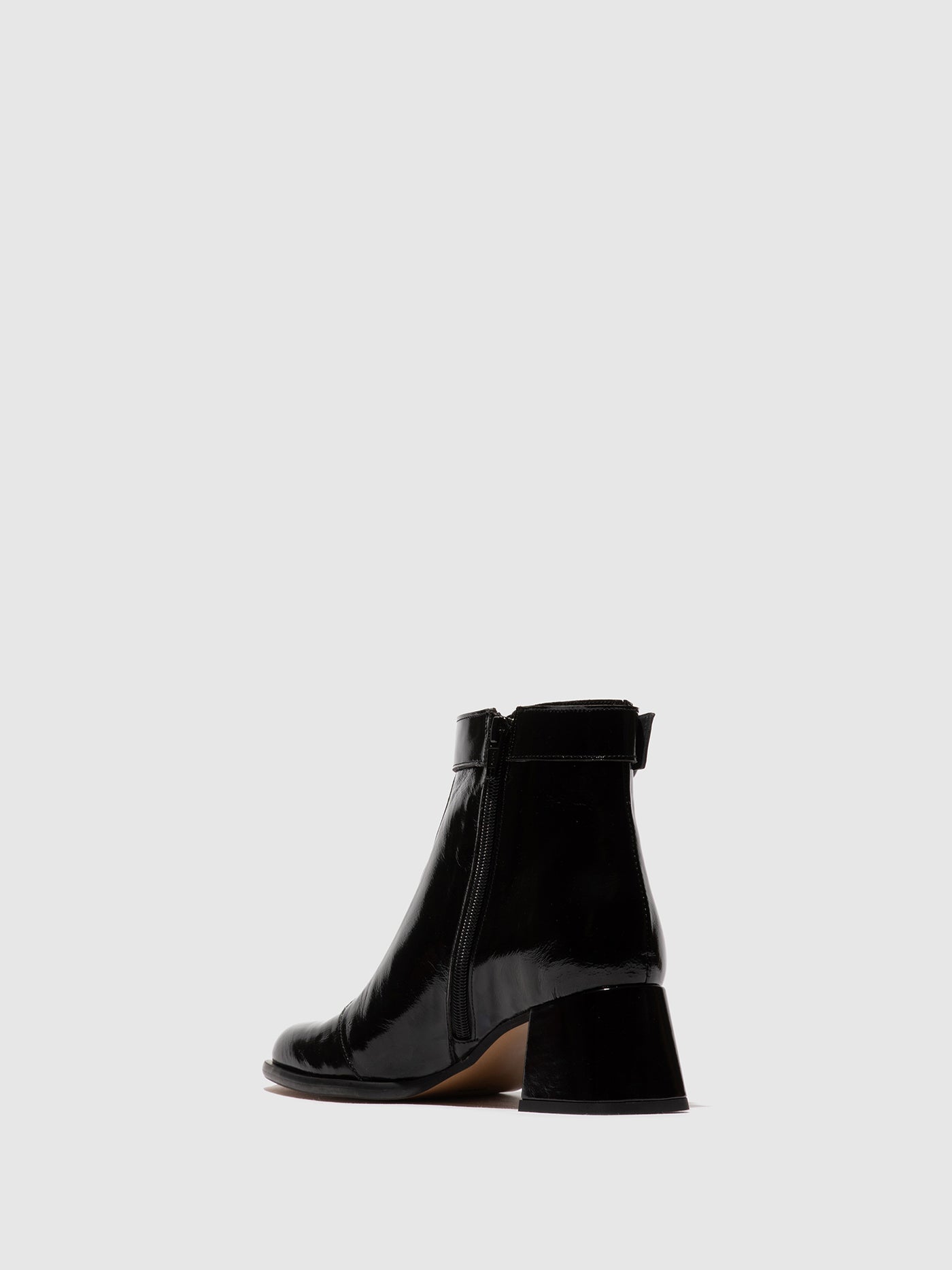 Zip Up Ankle Boots SIRT340FLY BLACK