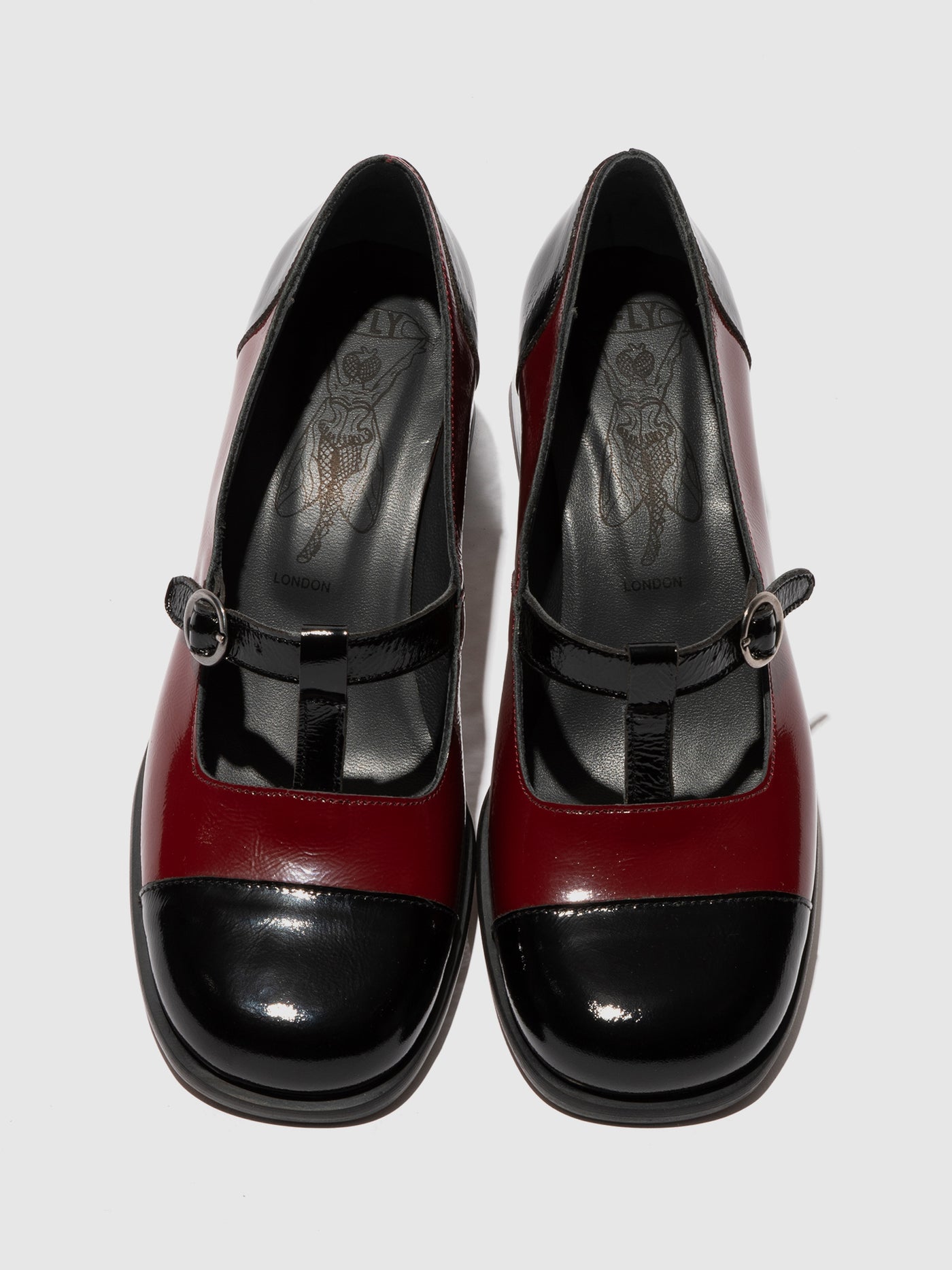 Buckle Shoes SOLF341FLY BLACK/INT.RUST