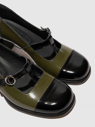 Buckle Shoes SOLF341FLY BLACK/SEA KELP