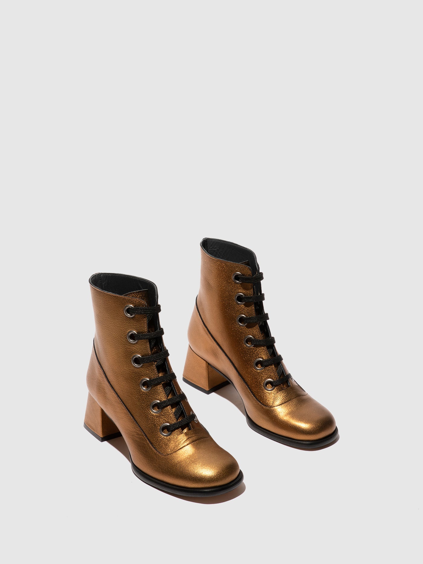 Lace-up Ankle Boots SEPY342FLY GOLD