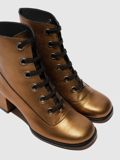 Lace-up Ankle Boots SEPY342FLY GOLD