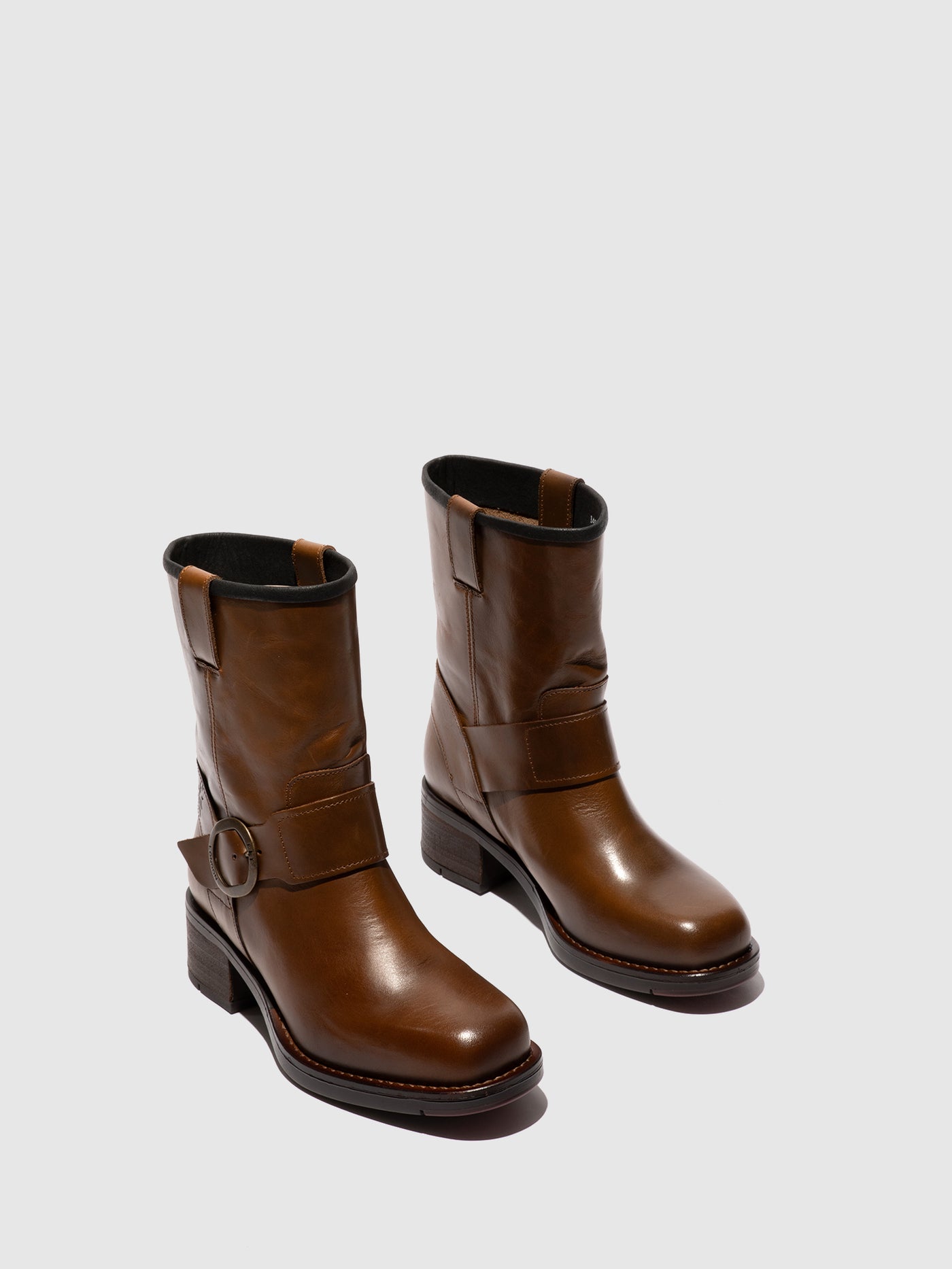 Buckle Ankle Boots RALD345FLY CAMEL