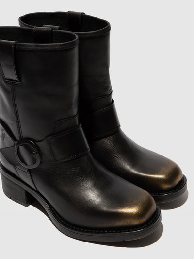 Buckle Ankle Boots RALD345FLY GOLD