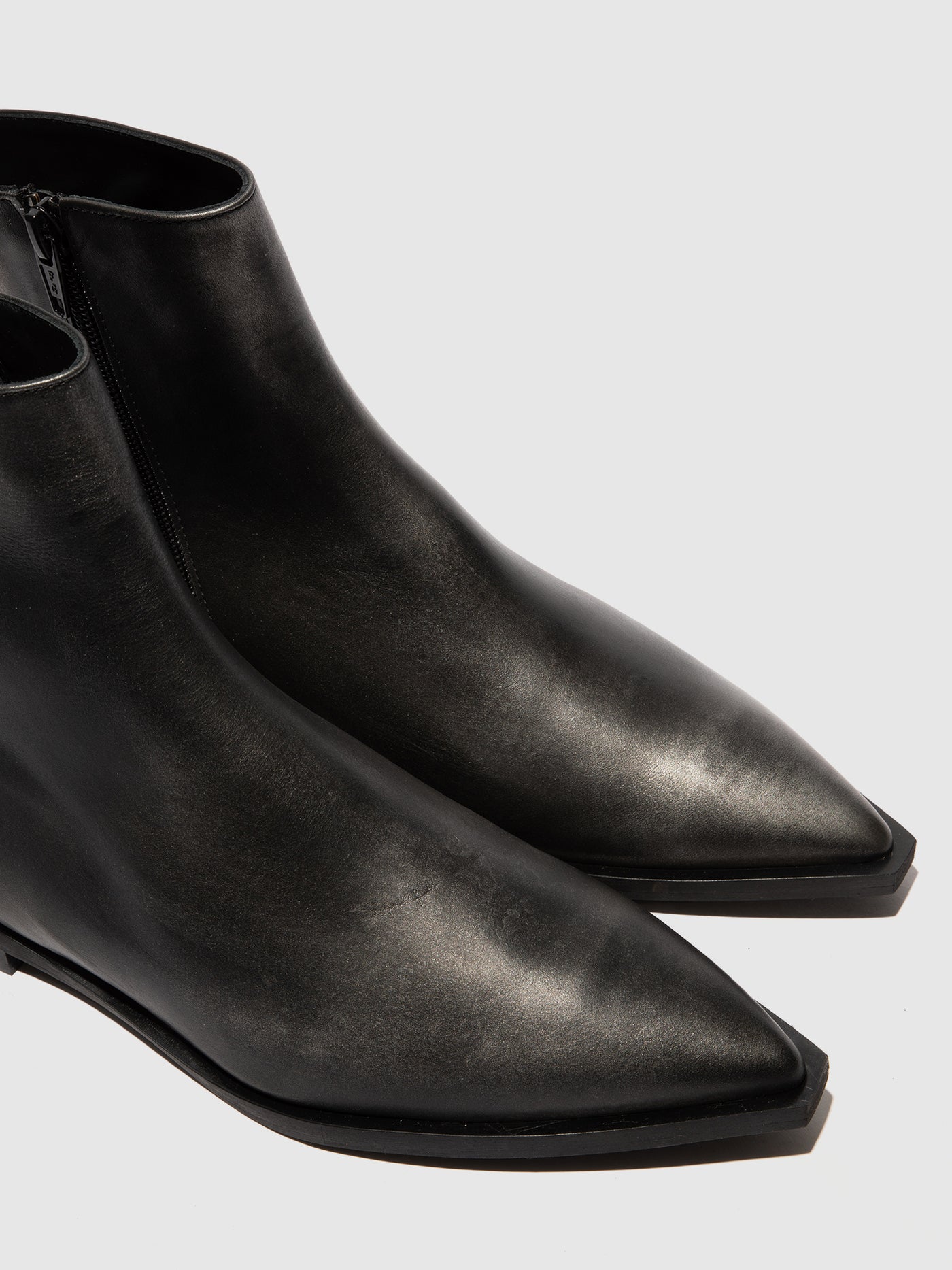 Pointed Toe Ankle Boots RUUL348FLY SILVER
