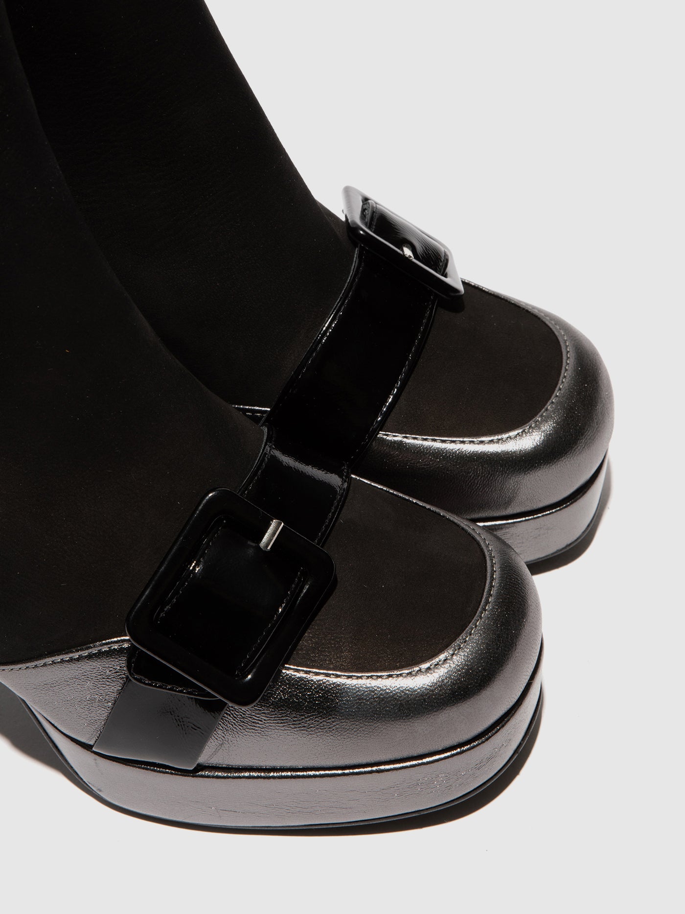 Zip Up Ankle Boots EFOL352FLY GRAPHITE/BLACK