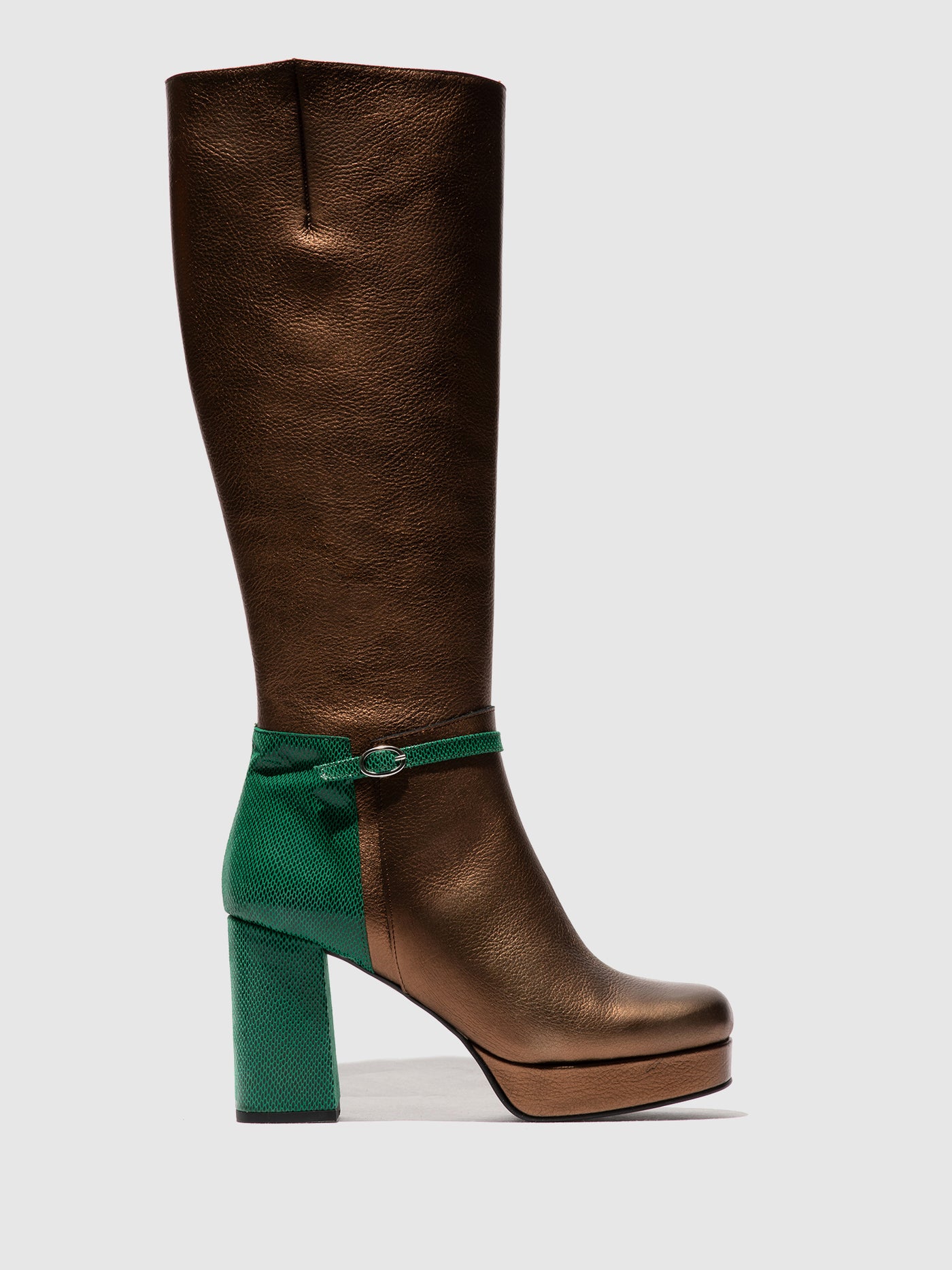 Zip Up Boots ECHI354FLY COOPER/EMERALD