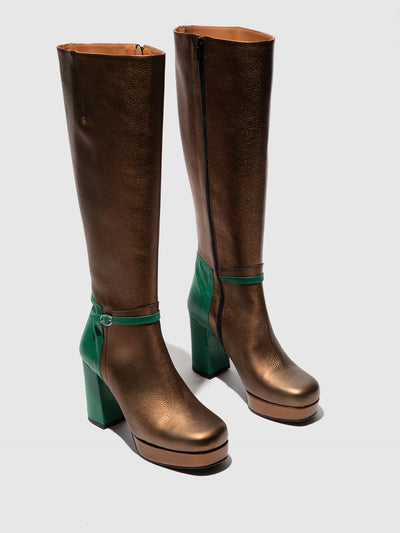 Zip Up Boots ECHI354FLY COOPER/EMERALD