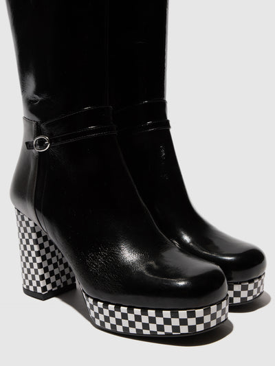 Zip Up Boots ECHI354FLY BLACK/GRAPHITE