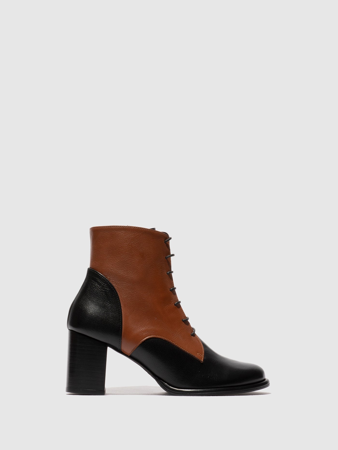 Lace-up Ankle Boots MIDS359FLY BLACK/TAN