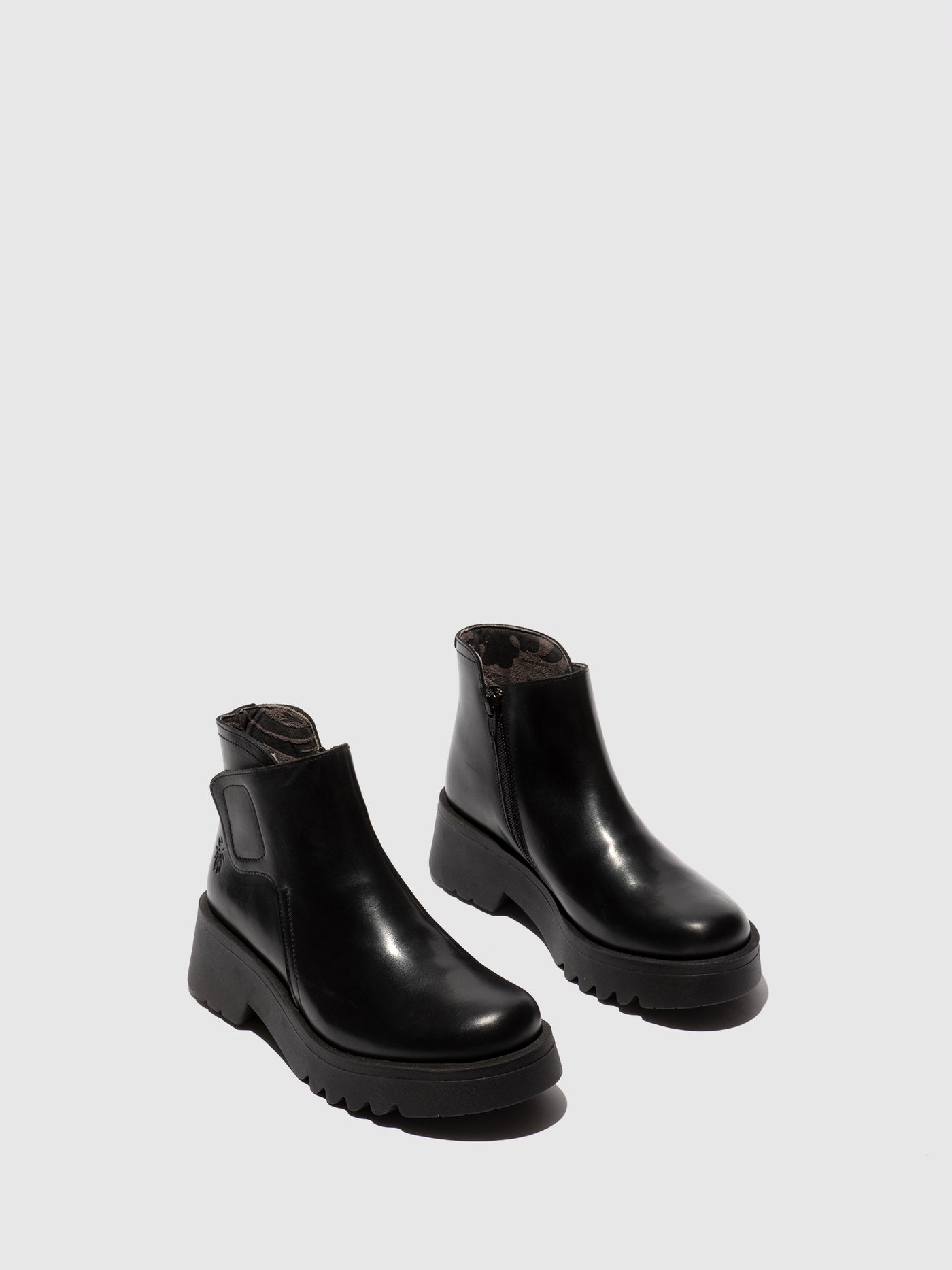 Velcro Ankle Boots MUFE363FLY BLACK