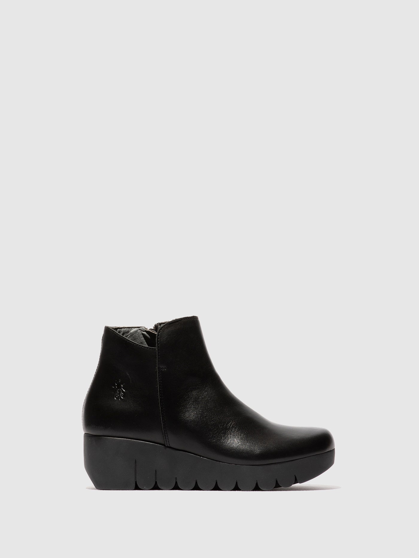 Zip Up Ankle Boots VANG364FLY BLACK