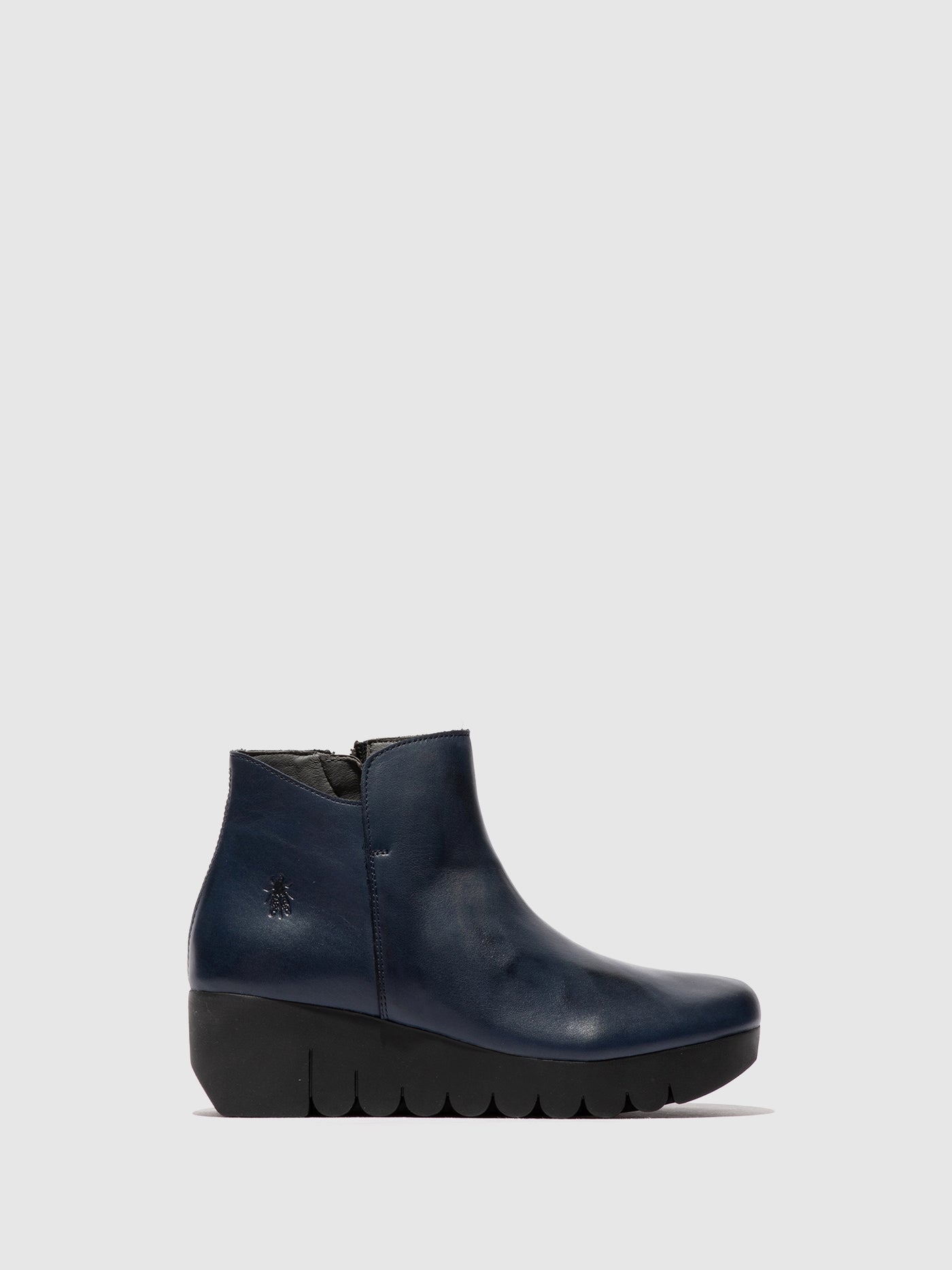 Zip Up Ankle Boots VANG364FLY NAVY