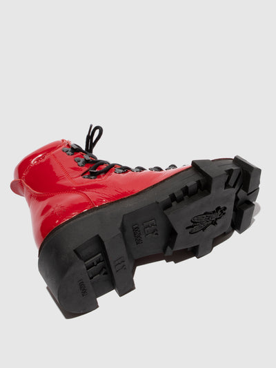 Lace-up Ankle Boots SPARK719FLY RED
