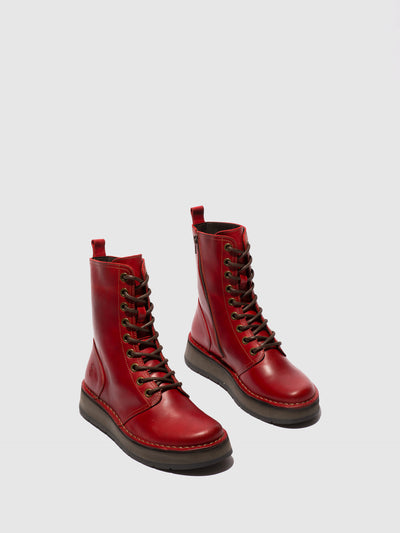 Lace-up Ankle Boots RAMI043FLY RED