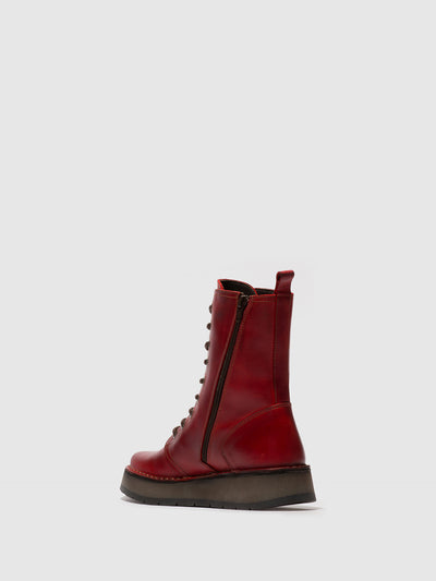 Lace-up Ankle Boots RAMI043FLY RED