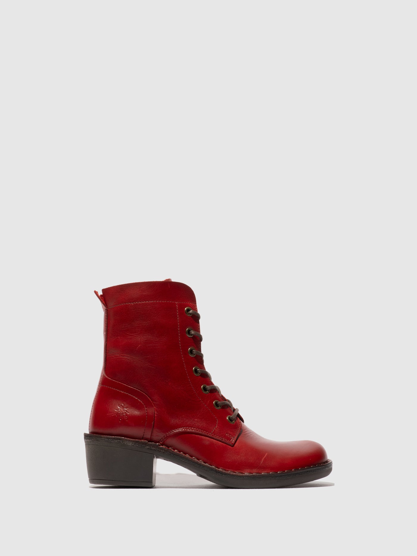 Lace-up Ankle Boots MILU044FLY RED