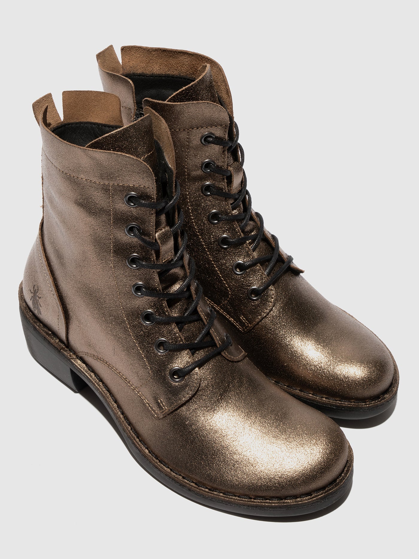 Lace-up Ankle Boots MILU044FLY DARK GOLD