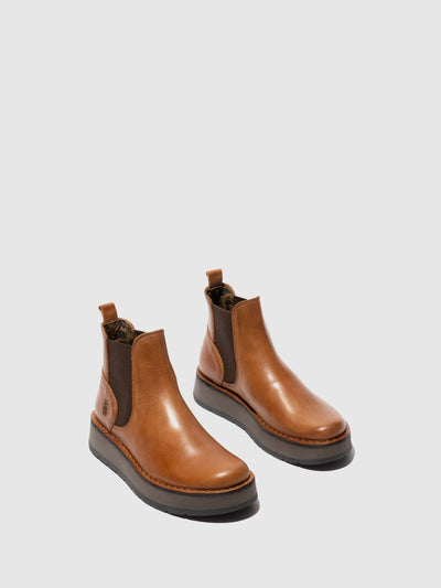 Chelsea Ankle Boots RAWI131FLY MID. BROWN