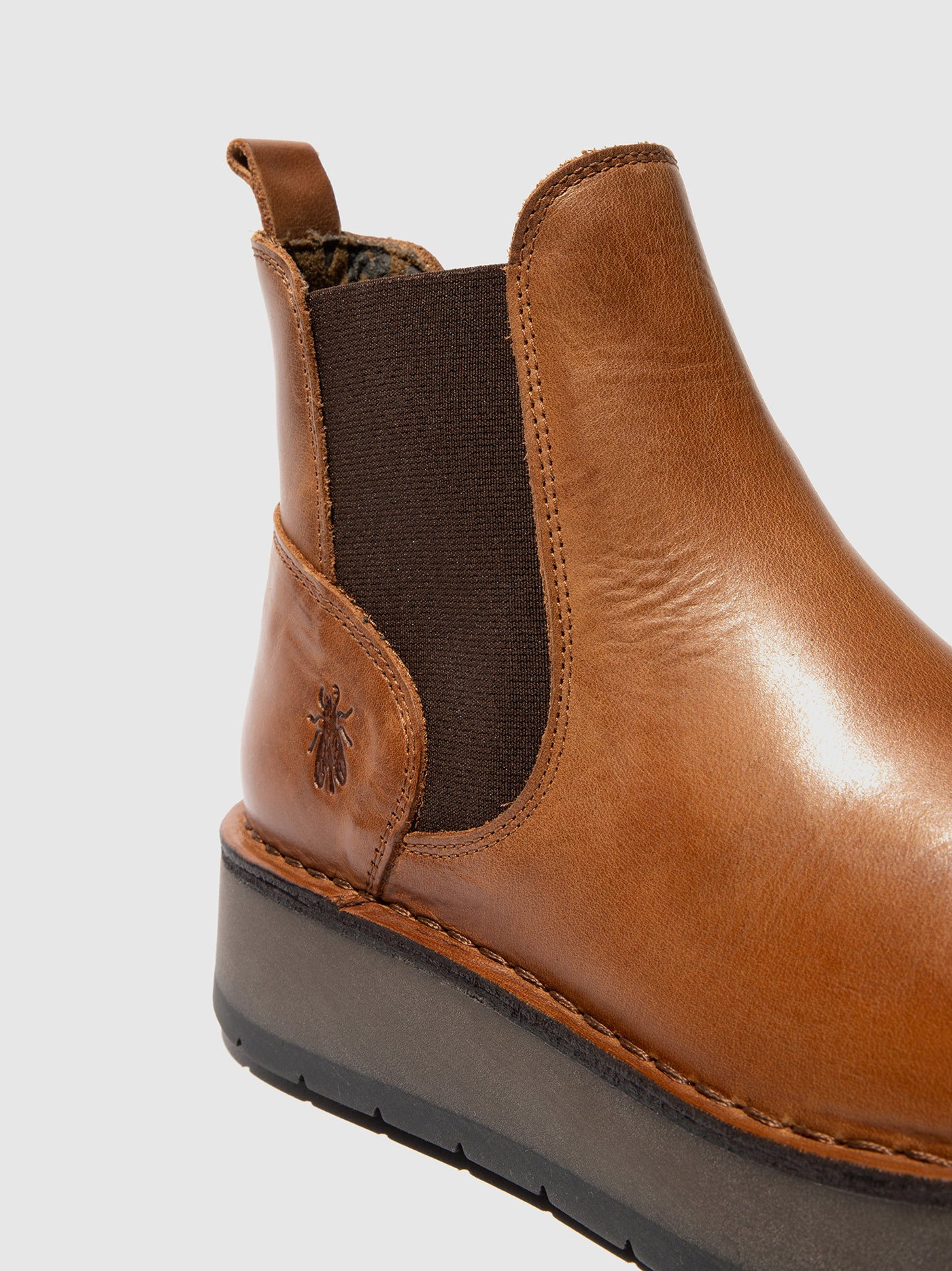 Chelsea Ankle Boots RAWI131FLY MID. BROWN