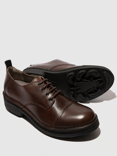 Lace-up Shoes NALY137FLY DK. BROWN