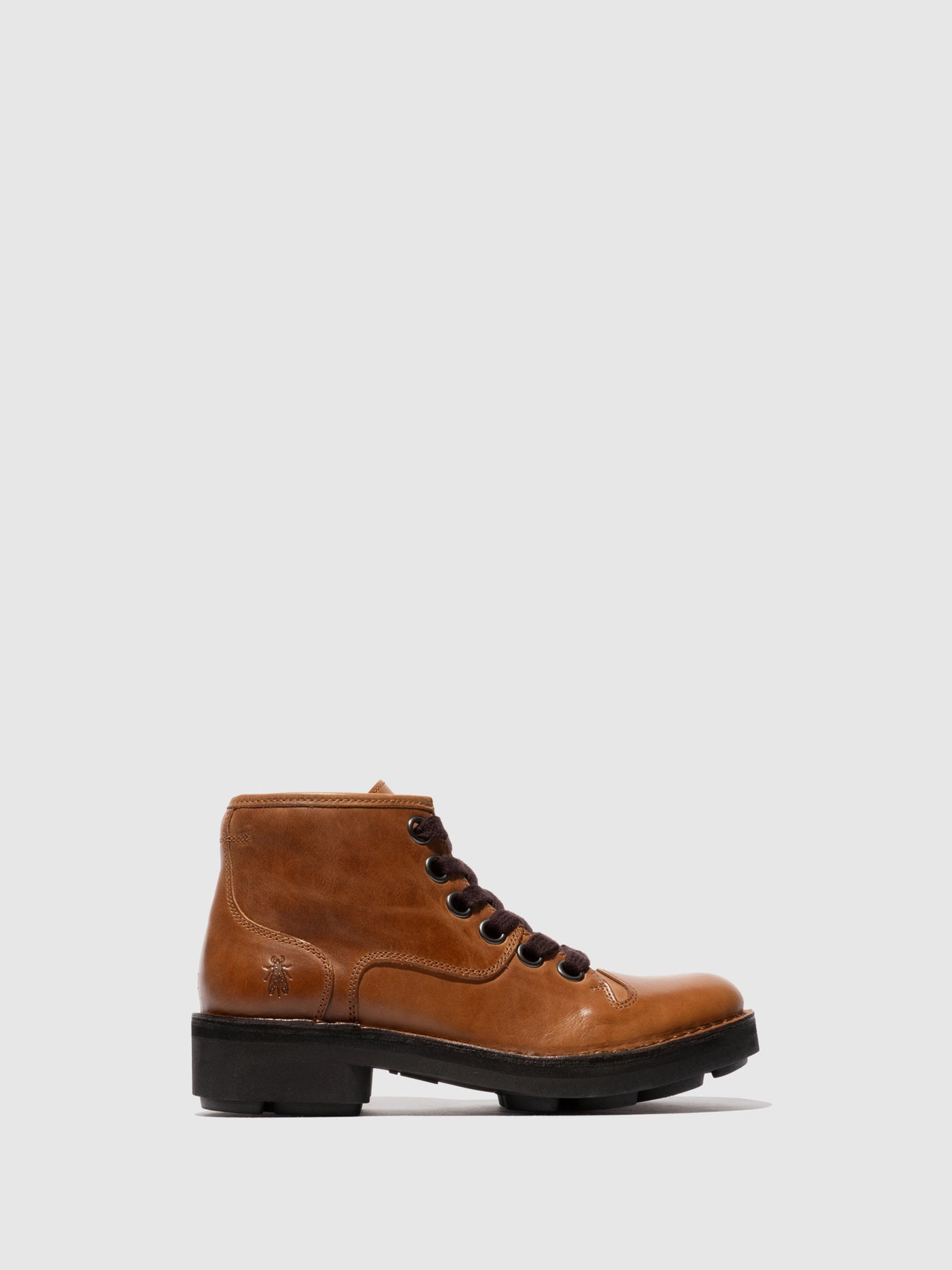 Lace-up Ankle Boots NUXE138FLY MID. BROWN