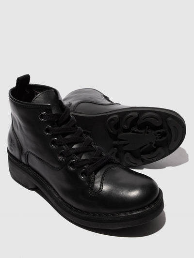 Lace-up Ankle Boots NUXE138FLY BLACK