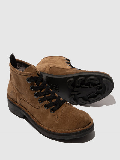 Lace-up Ankle Boots NUXE138FLY ELEPHANT