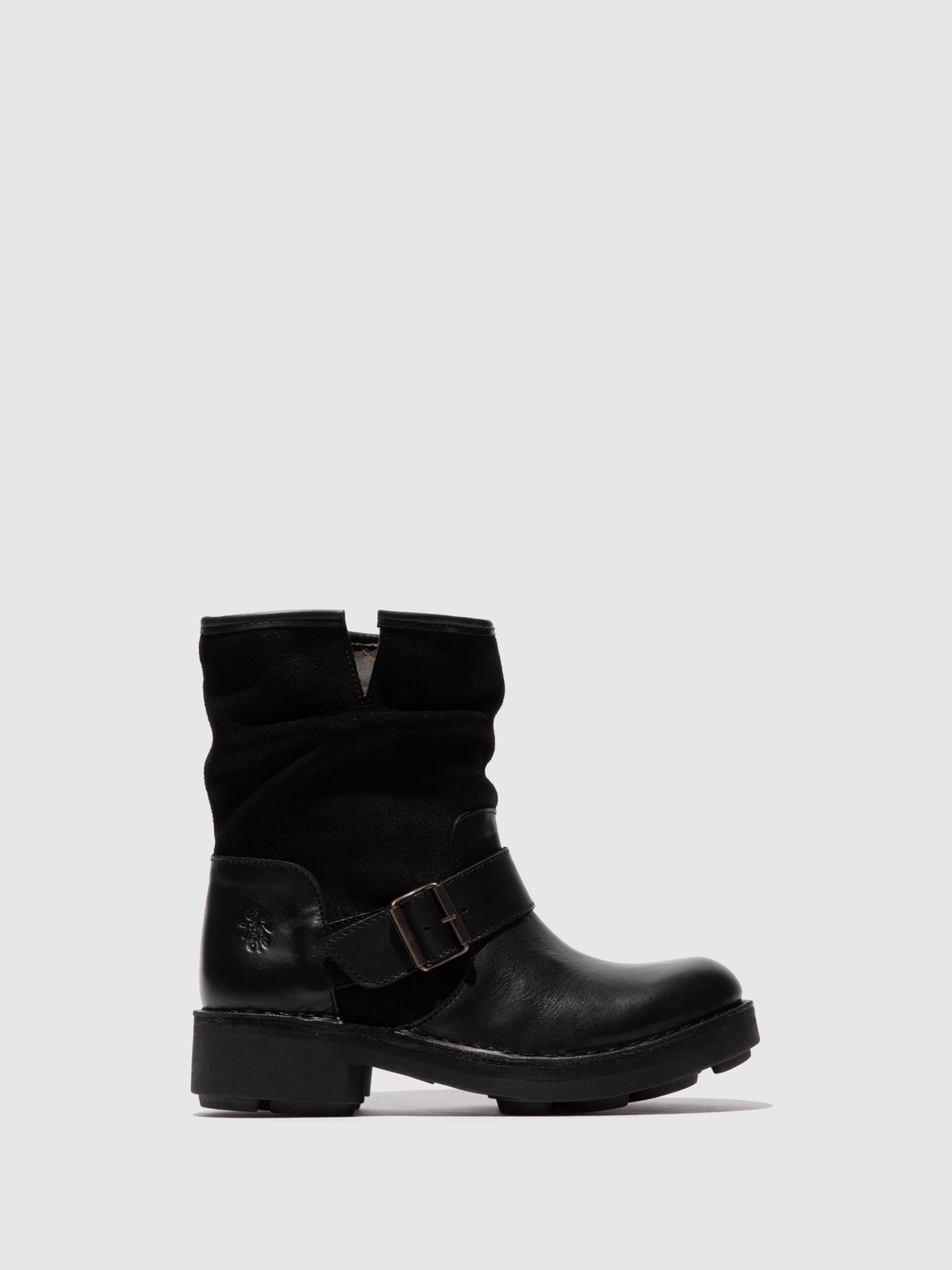 Buckle Ankle Boots NALY141FLY BLACK