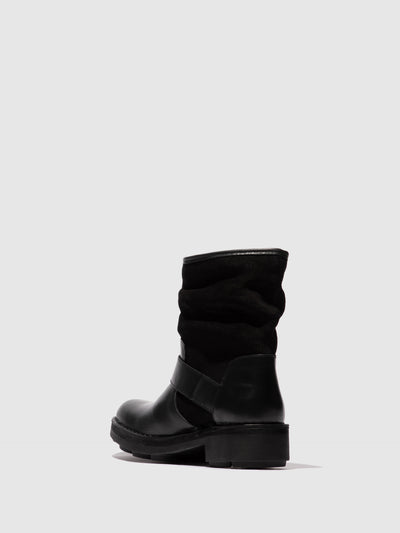 Buckle Ankle Boots NALY141FLY BLACK