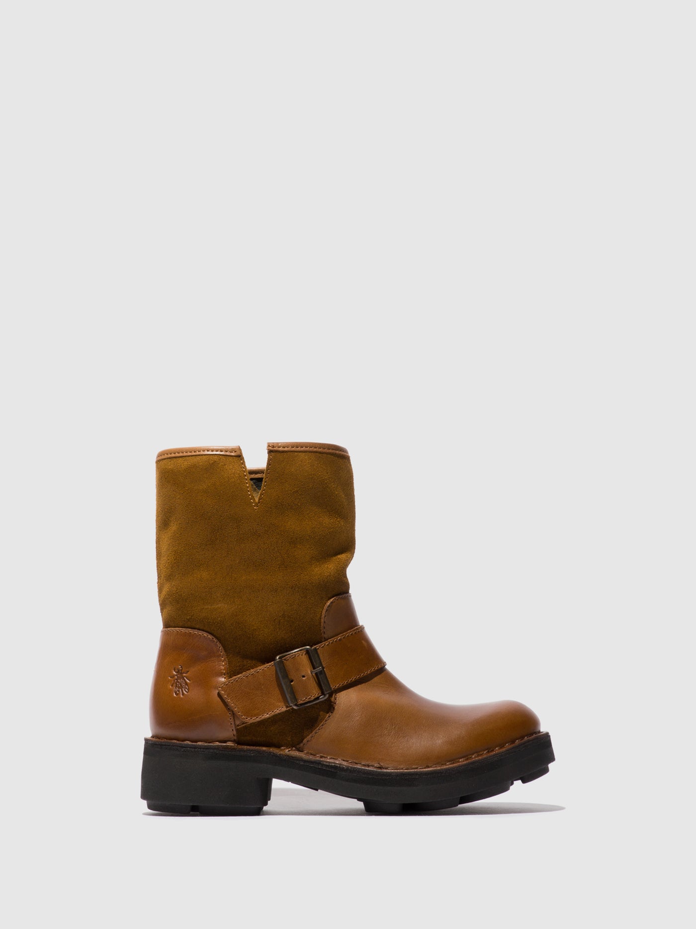 Buckle Ankle Boots NALY141FLY MID.BROWN/TOBACCO