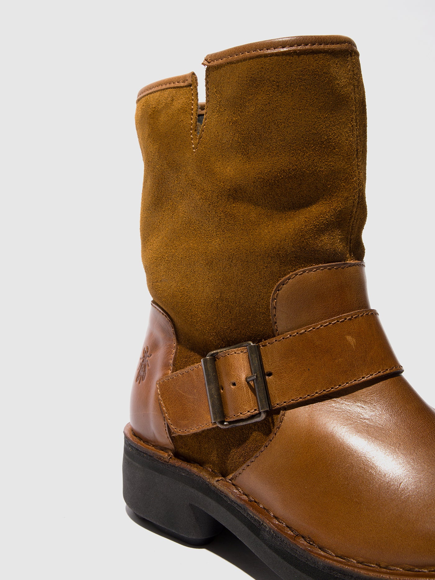 Buckle Ankle Boots NALY141FLY MID.BROWN/TOBACCO