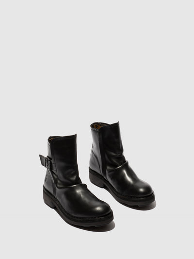 Buckle Ankle Boots NAFE142FLY BLACK