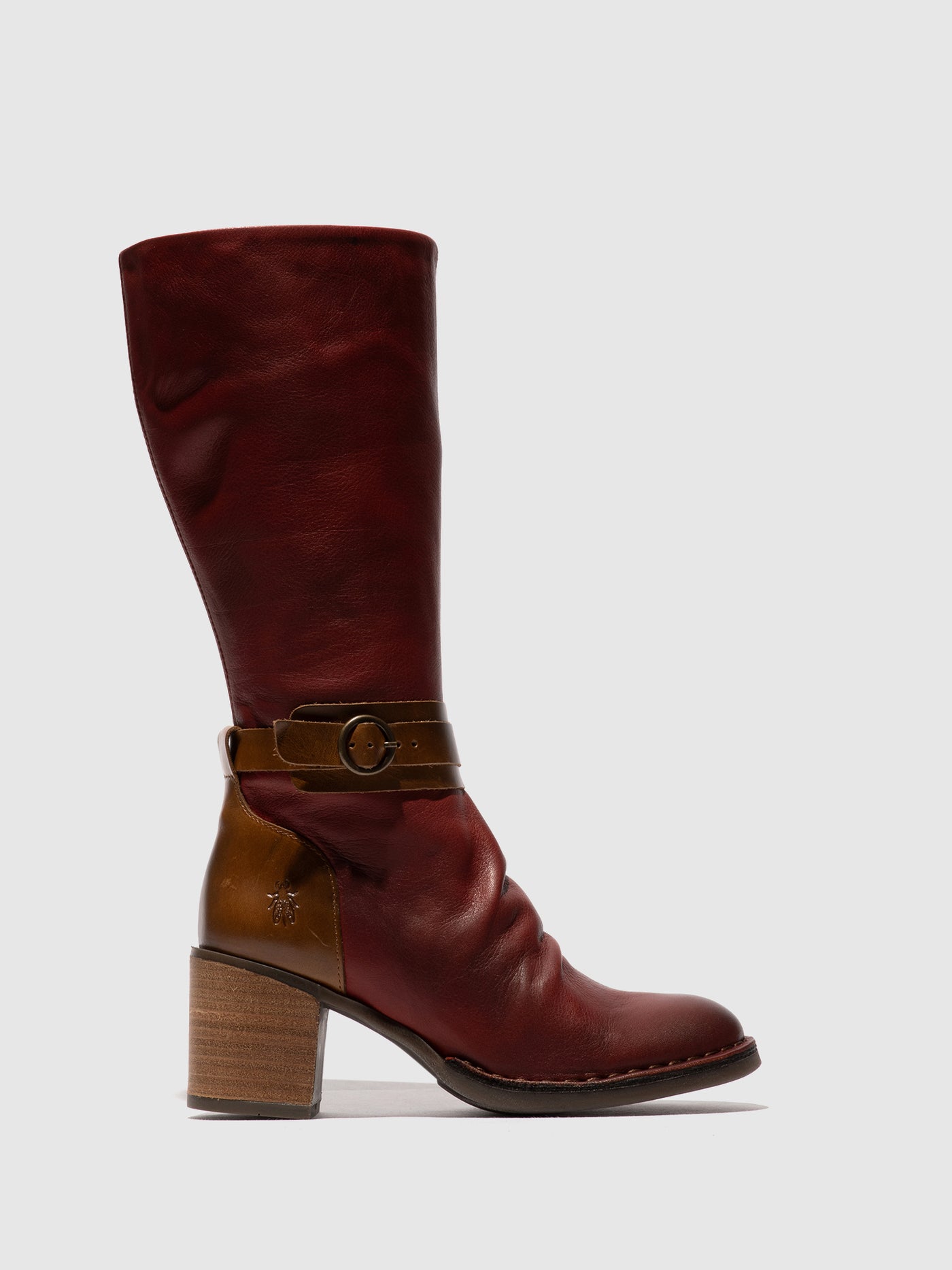 Buckle Boots BEIF165FLY OXBLOOD/CAMEL
