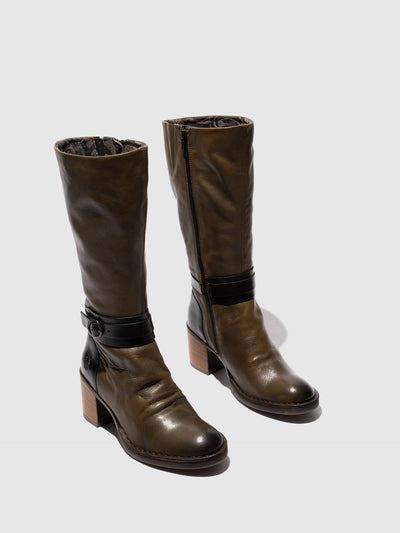 Buckle Boots BEIF165FLY MILITAR/BLACK