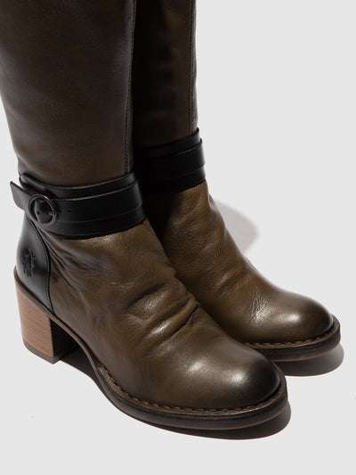 Buckle Boots BEIF165FLY MILITAR/BLACK