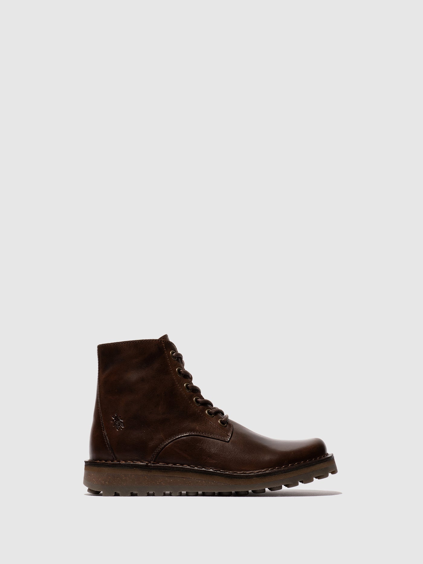 Lace-up Ankle Boots TLIK166FLY DK. BROWN