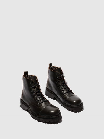 Lace-up Ankle Boots KELF167FLY BLACK