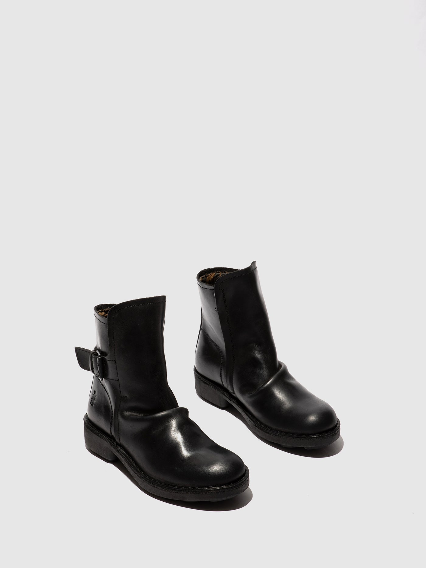 Buckle Ankle Boots NURY175FLY BLACK
