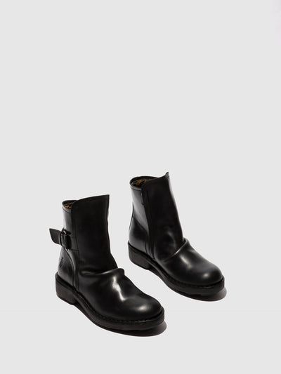 Buckle Ankle Boots NURY175FLY BLACK