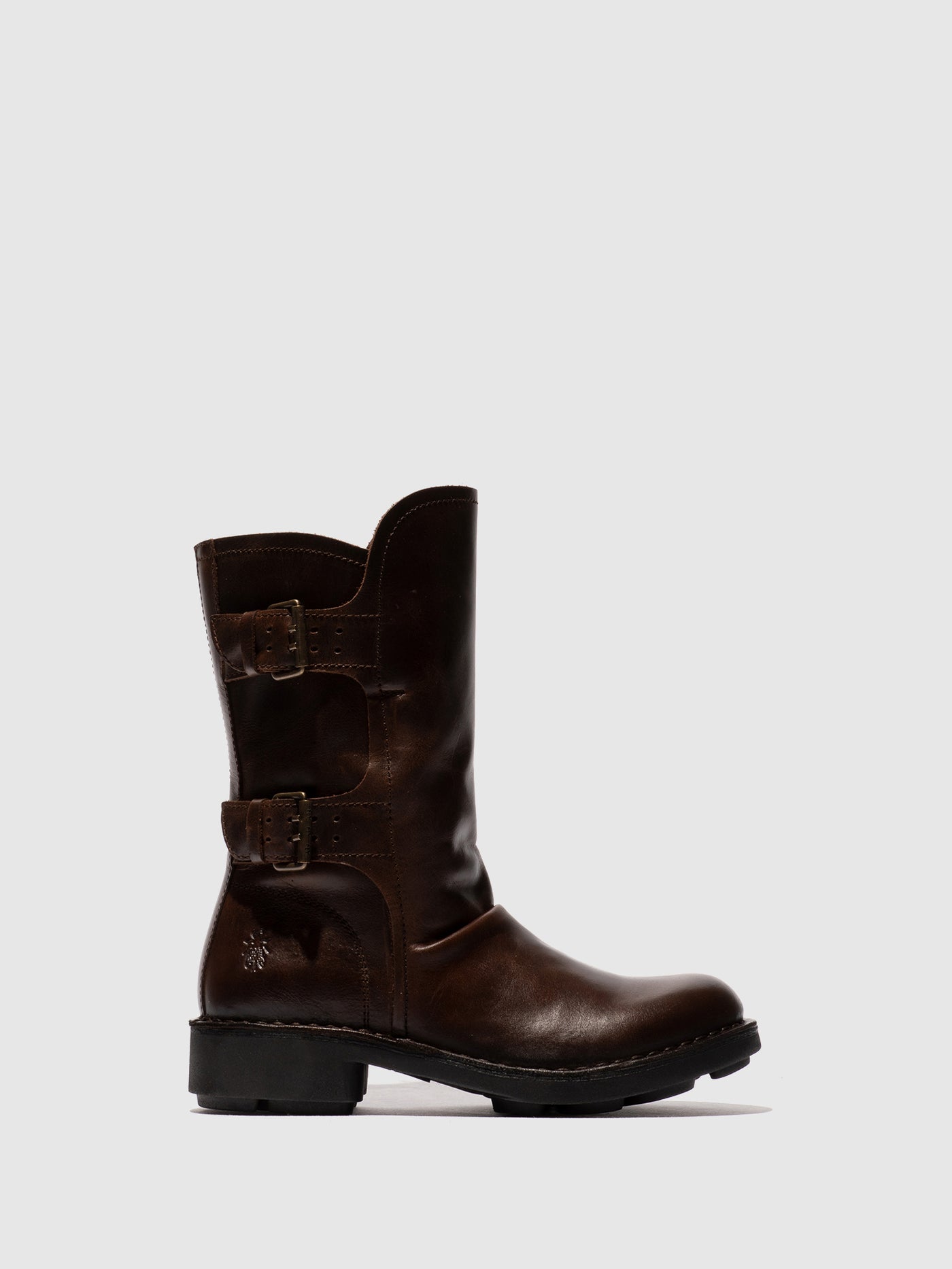 Buckle Ankle Boots NACH177FLY DK. BROWN