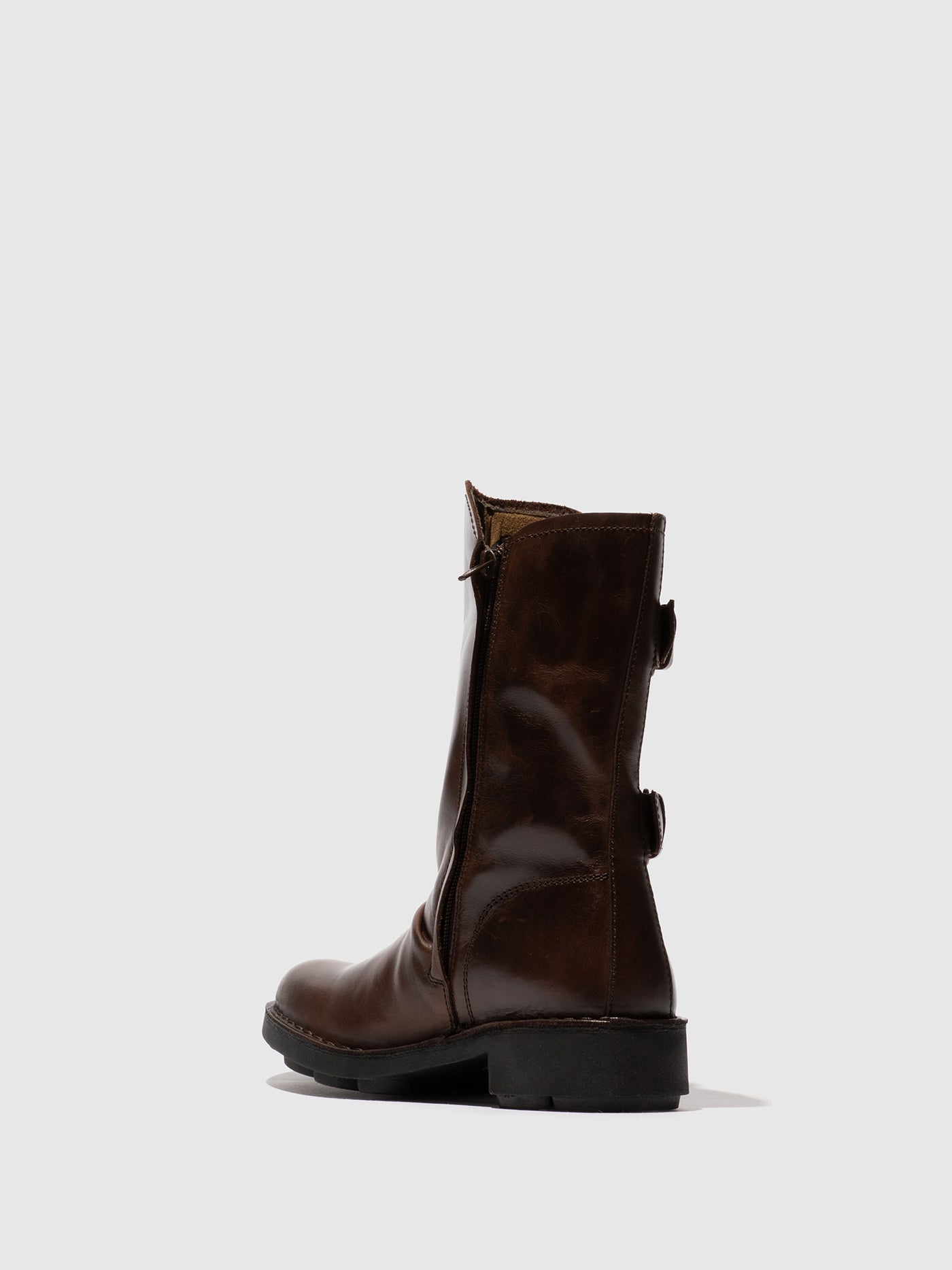 Buckle Ankle Boots NACH177FLY DK. BROWN