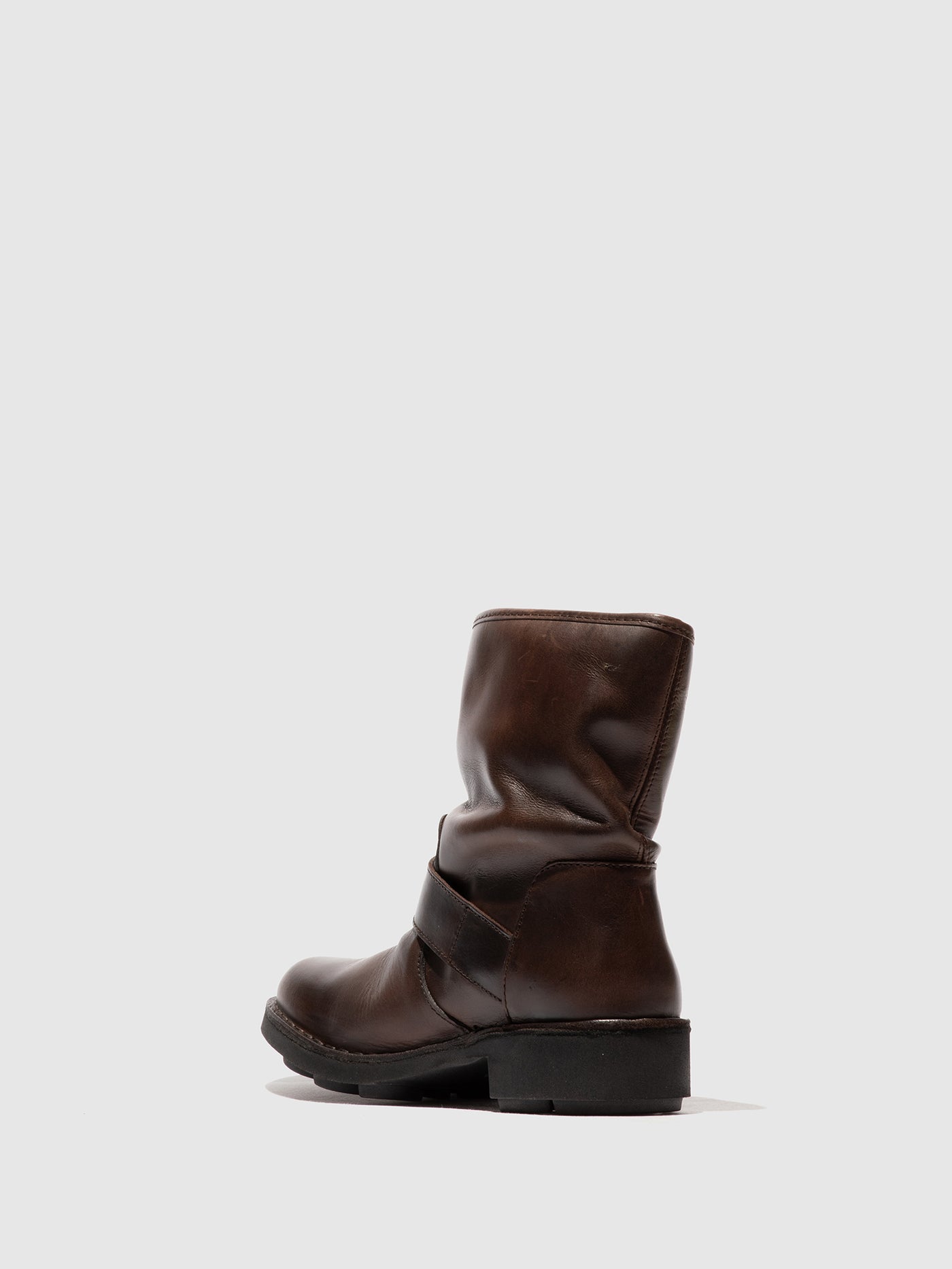 Buckle Ankle Boots NIRE178FLY DK. BROWN