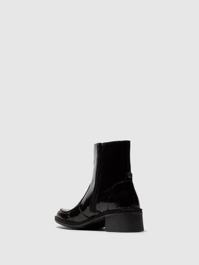Zip Up Ankle Boots EZIA181FLY NAPPALAK BLACK