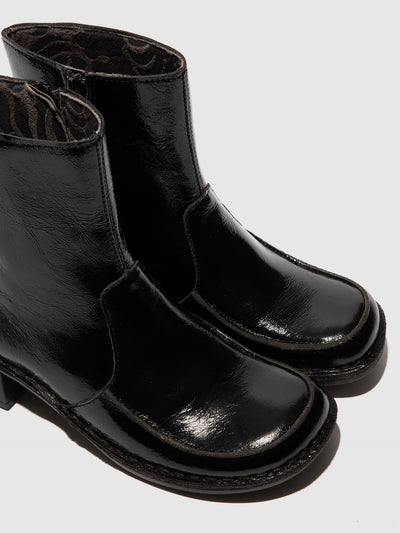 Zip Up Ankle Boots EZIA181FLY NAPPALAK BLACK