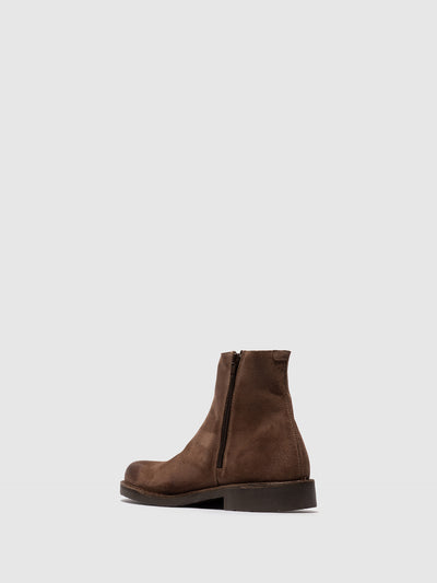 Zip Up Ankle Boots RUPE183FLY TAUPE