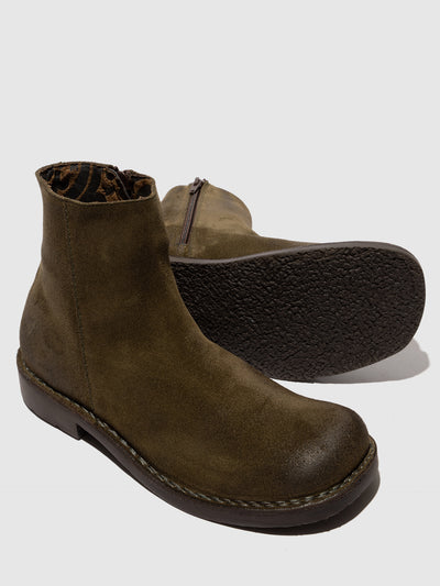 Zip Up Ankle Boots RUPE183FLY ASPEN