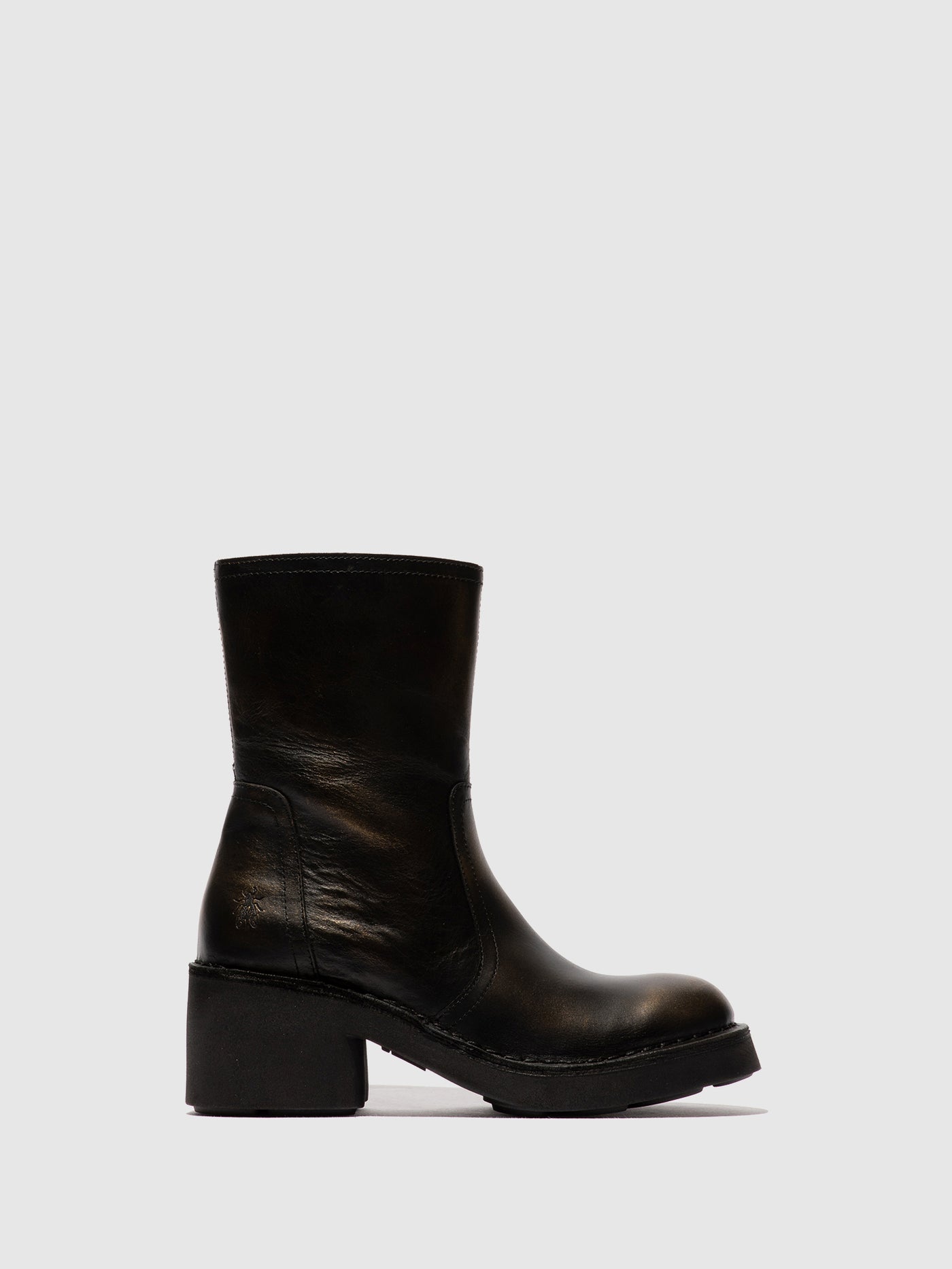 Zip Up Ankle Boots NORE191FLY GOLD